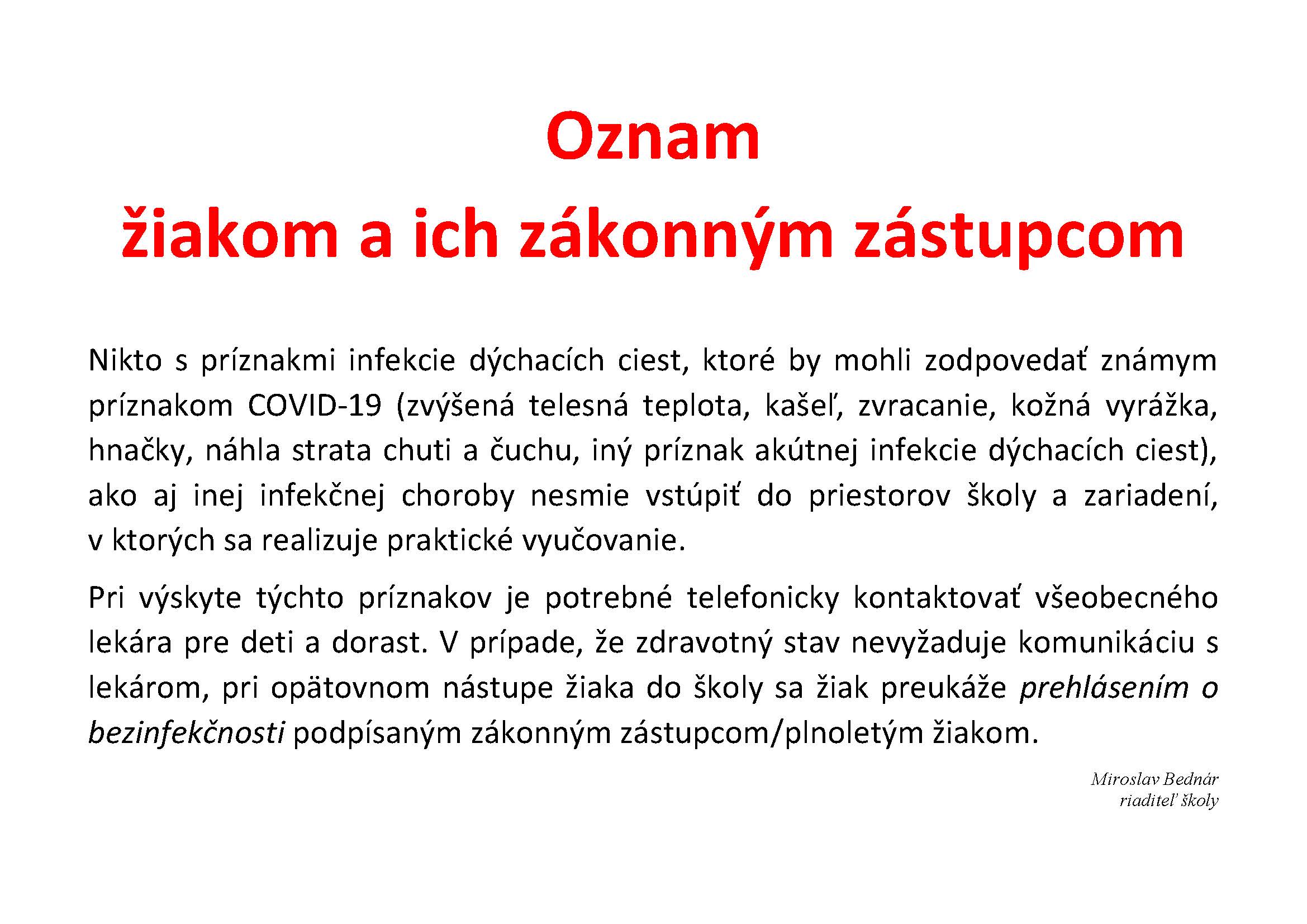 1 podmienky vstupu do skoly